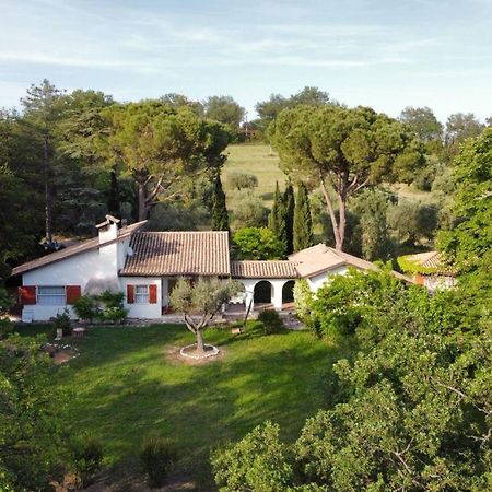 La Villa Del Nonno Montefelcino Bagian luar foto